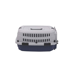 M-Pets Viaggio Carrier Iata Kedi ve Köpek Taşıma Çantası Mavi/Gri 58,4x38,7x33 Cm - Thumbnail