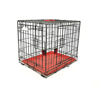 M-Pets Voyager 2 Kapılı Köpek Kafesi XXLarge Kırmızı 122x76x84 Cm 