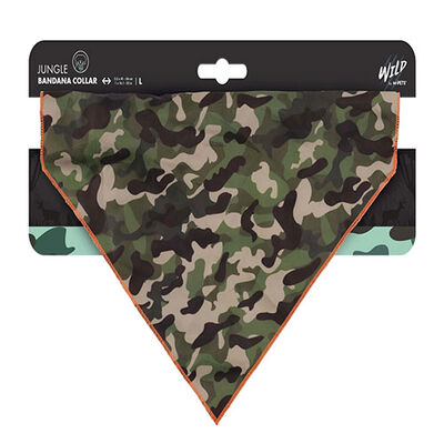 M-Pets Wild Jungle Bandana Kedi ve Köpek Boyun Tasması Large 23x17,5 Cm 