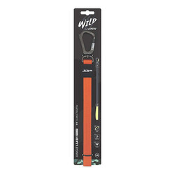 M-Pets - M-Pets Wild Jungle Köpek Gezdirme Kayışı Turuncu Large-Xlarge 2x120 Cm 