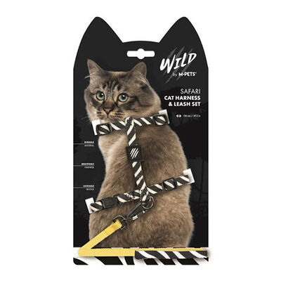 M-Pets Wild Safari Kedi Göğüs Tasması 120 Cm 