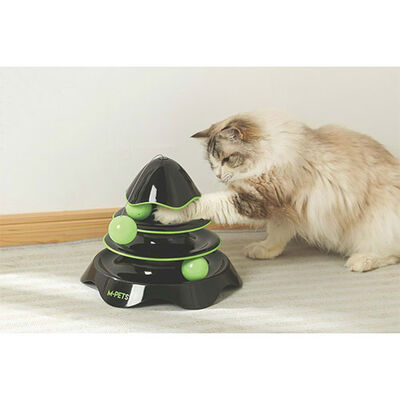 M-Pets Yaylı Rocket Kedi Oyuncağı Siyah 25 Cm 