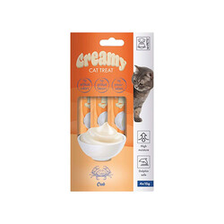 M-Pets Yengeçli Krema Kedi Ödül Maması 4x15 Gr - Thumbnail