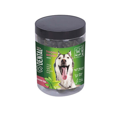 M-Pets Yeşil Çay Özlü Diş Sağlığı için Köpek Ödülü Mini 200 Gr 