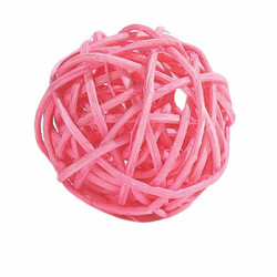 M-Pets - M-Pets Zilli Rattan Top Kedi Oyuncağı 4 Cm 