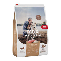 Mera - Mera Pure Sensitive Hindili ve Pirinçli Mini Irk Yetişkin Köpek Maması 4 Kg 