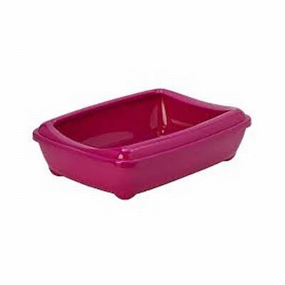 Moderna Aristo Jumbo Açık Kedi Tuvaleti 57 Cm Fuşya 