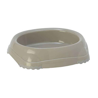 Moderna Smart Plastik Kedi Mama Su Kabı Gri 210 Ml 