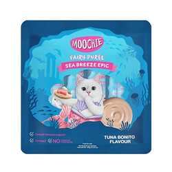 Moochie - Moochie Ton Balıklı ve Palamutlu Sıvı Kedi Ödül Maması 25x15 Gr 