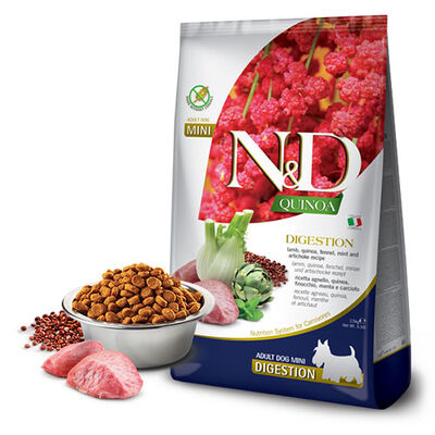 N&D Quinoa Digestion Kuzu Etli Küçük Irk Yetişkin Köpek Maması 2,5 kg 