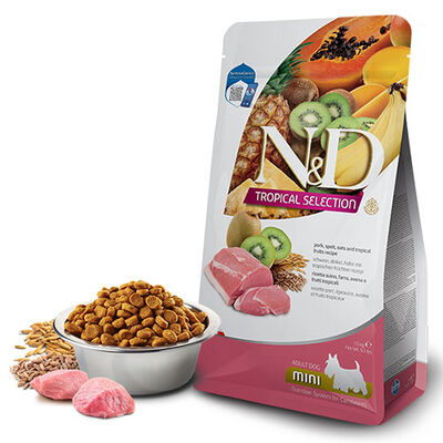 N&D Tropical Selection Yaban Domuzlu Tropikal Meyveli Mini Irk Yetişkin Köpek Maması 5 Kg 