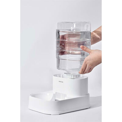 Pawgether Fresh Go 200 Hazneli Kedi ve Köpek Su Kabı Beyaz 3500 Ml 