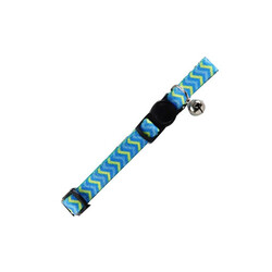 Pawise - Pawise Kedi Boyun Tasması Yeşil Mavi 20-30 Cm 
