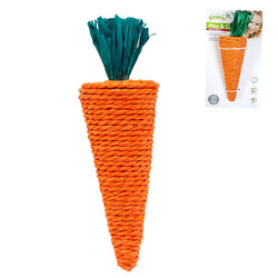 Pawise - Pawise Mısır Püsküllü Havuç Kemirgen Çiğneme Oyuncağı 20 Cm 