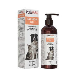 Pawmas - Pawmas Salmon Oil Omega 3 ve Omega 6 Kedi ve Köpekler İçin Somon Yağı 200 Ml 