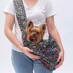 Pawstar - Pawstar Ferrara Crossbody Küçük Irk Köpek Taşıma Çantası 50x15x20 Cm 