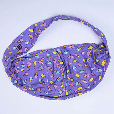 Pawstar Ice Cream Crossbody Küçük Irk Köpek Taşıma Çantası 50x15x20 Cm 