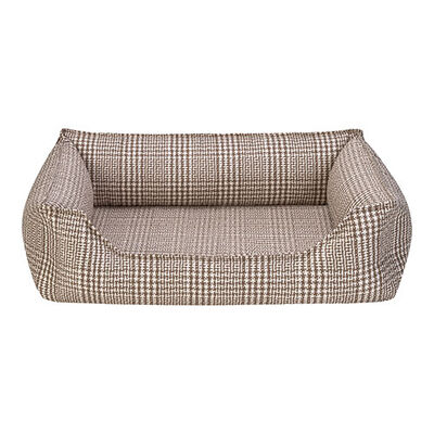 Pet Comfort Delta Varius Kedi ve Köpek Yatağı Bej Kareli Small 60x75 Cm 
