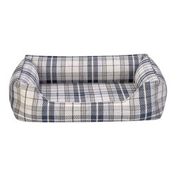 Pet Comfort Delta Varius Kedi ve Köpek Yatağı Lacivert Kareli Small 60x75 Cm - Thumbnail