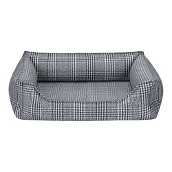 Pet Comfort - Pet Comfort Delta Varius Kedi ve Köpek Yatağı Mavi Kareli Small 60x75 Cm 