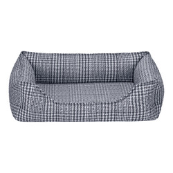 Pet Comfort Delta Varius Kedi ve Köpek Yatağı Mavi Kareli XS 45x55 Cm - Thumbnail
