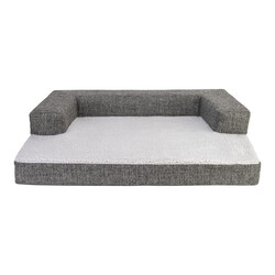 Pet Comfort Gloria Sofa Ortopedik Su Geçirmez Köpek Yatağı Antrasit 70x53x8 Cm - Thumbnail