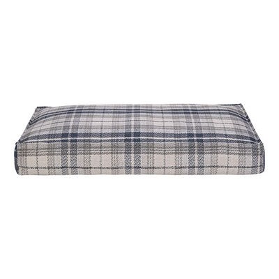 Pet Comfort Lima Varius 20 Mavi Kareli Köpek Yatağı Medium 90x60 Cm 