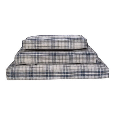 Pet Comfort Lima Varius 20 Mavi Kareli Köpek Yatağı Medium 90x60 Cm 