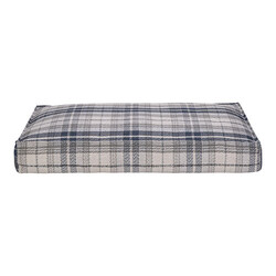 Pet Comfort - Pet Comfort Lima Varius 20 Mavi Kareli Köpek Yatağı Small 70x40 Cm 