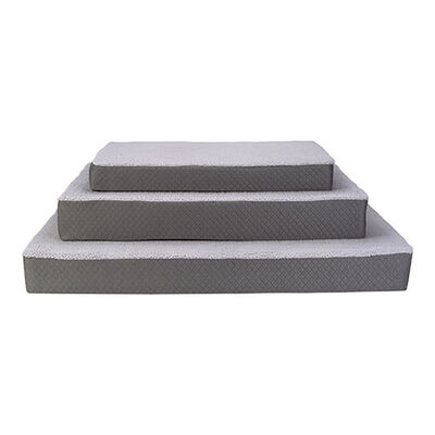 Pet Comfort Lima Ortopedik Peluş Köpek Yatağı Gri Large 110x75x12 Cm 