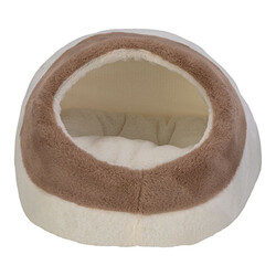 Pet Comfort Nest Mira Ekru Kahverengi Kedi ve Köpek Yatağı 40x40 Cm - Thumbnail