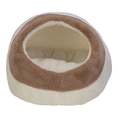 Pet Comfort Nest Mira Ekru Kahverengi Kedi ve Köpek Yatağı 40x40 Cm 