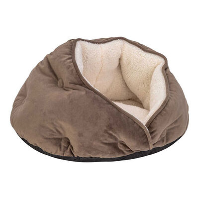 Pet Comfort Paris Kedi ve Köpek Yatağı Kahverengi 50 Cm 