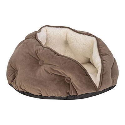 Pet Comfort Paris Kedi ve Köpek Yatağı Kahverengi 60 Cm 