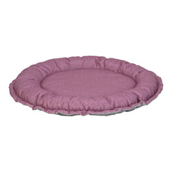 Pet Comfort Sunflower Çift Taraflı Kedi ve Köpek Yatağı Pembe Gri 85 Cm - Thumbnail