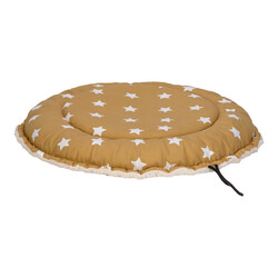 Pet Comfort Sunflower Kedi ve Köpek Yatağı Çift Taraflı Sarı Star Peluş 60 Cm - Thumbnail