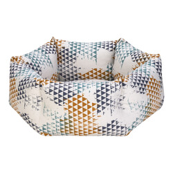 Pet Comfort Tokyo Kedi ve Köpek Yatağı Geometric Small 50 Cm - Thumbnail