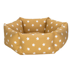 Pet Comfort Tokyo Sarı Star Köpek Yatağı Medium 70 Cm - Thumbnail
