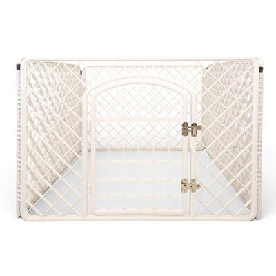 PetButik Pet Butik Plastik Köpek Oyun Bahçesi Çiti 4'lü Panel 90x60 Cm 