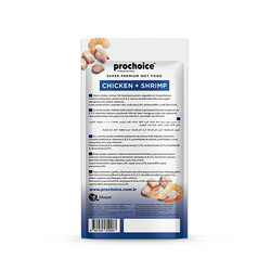 Pro Choice Creamy Tavuklu ve Karidesli Sıvı Kedi Ödül Maması 4x15 Gr - Thumbnail