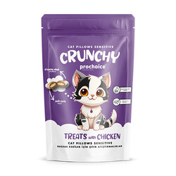 Pro Choice Crunchy Sensitive Hassas Kediler İçin Tavuklu Kedi Ödül Maması 60 Gr - Thumbnail
