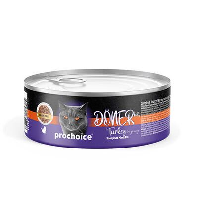 Pro Choice Döner Bites Sos İçinde Hindili Yetişkin Kedi Konservesi 70 Gr 