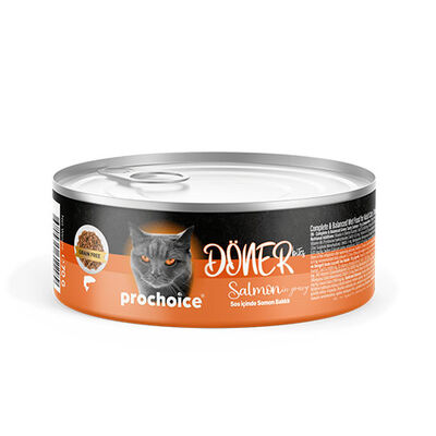 Pro Choice Döner Bites Sos İçinde Somonlu Yetişkin Kedi Konservesi 70 Gr 