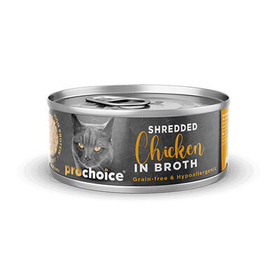 Pro Choice Hypo-Allergenic Sos İçinde Tavuklu Tahılsız Yetişkin Kedi Konservesi 70 Gr 