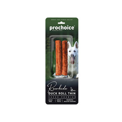 Pro Choice Ördekli Tahılsız Köpek Ödül Kemiği 2'li 12 Cm 