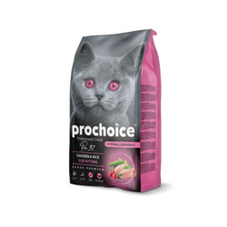 Pro Choice - Pro Choice Pro 38 Kitten Kuzulu ve Pirinçli Yavru Kedi Maması 15 Kg 