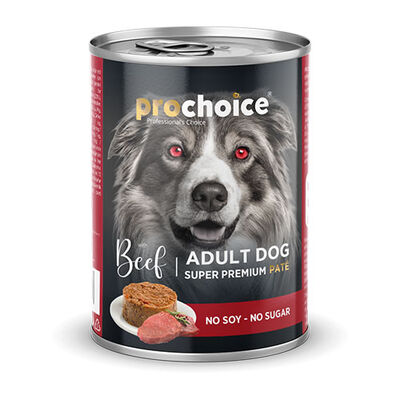 Pro Choice Sığır Etli Pate Yetişkin Köpek Konservesi 400 Gr 