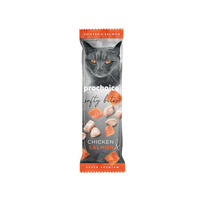 Pro Choice Softy Bites Tavuklu ve Somonlu Yumuşak Kedi Ödül Maması 10 Gr 