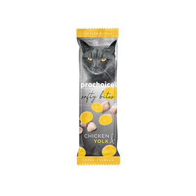 Pro Choice Softy Bites Tavuklu ve Yumurtalı Yumuşak Kedi Ödül Maması 10 Gr 