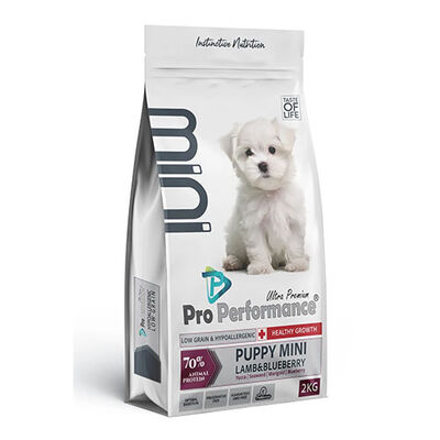 Pro Performance Kuzulu ve Yaban Mersinli Küçük Irk Yavru Köpek Maması 2 Kg 